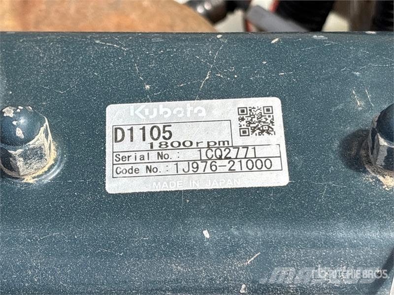 Kubota D1105-BG-ET01 12.6 kW 1.1 L Engine Motorer