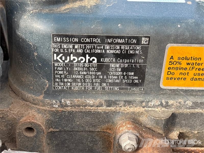 Kubota D1105-BG-ET01 12.6 kW 1.1 L Engine Motori