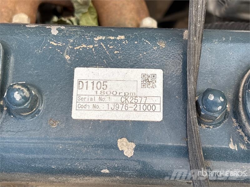 Kubota D1105-BG-ET01 12.6 kW 1.1 L Engine Motorer