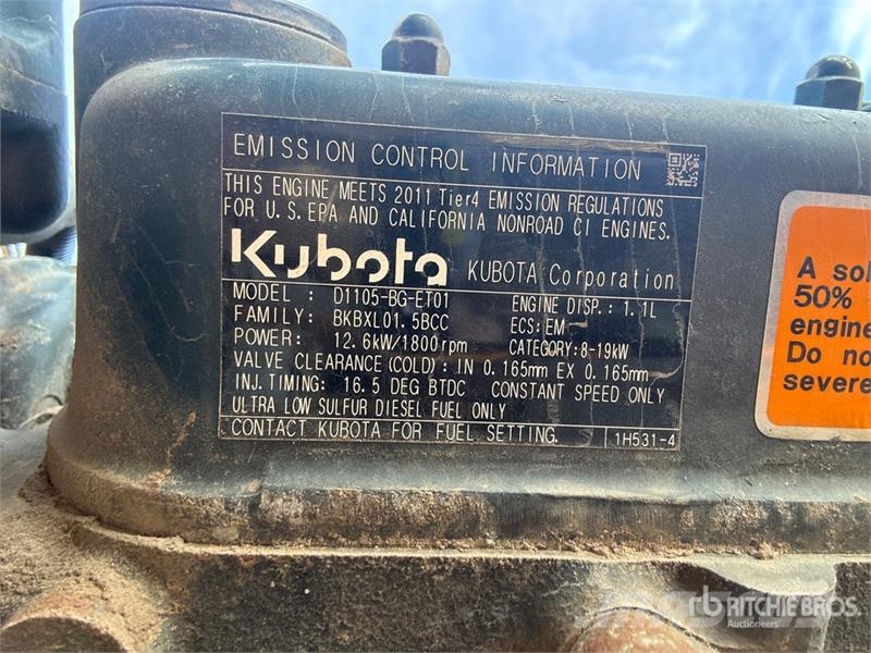 Kubota D1105-BG-ET01 Engine محركات