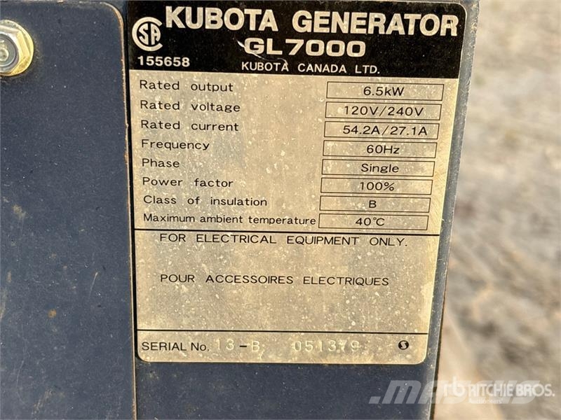 Kubota GL7000 Diesel Generators