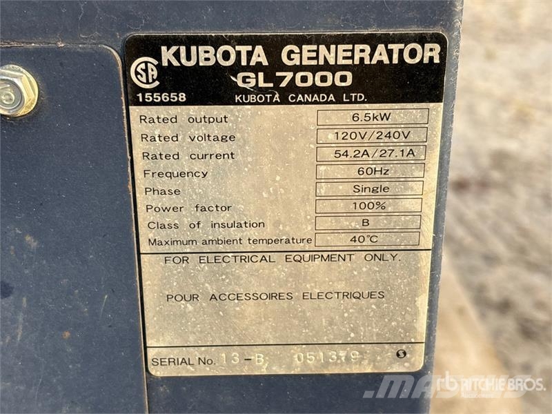 Kubota GL7000 Diesel Generators