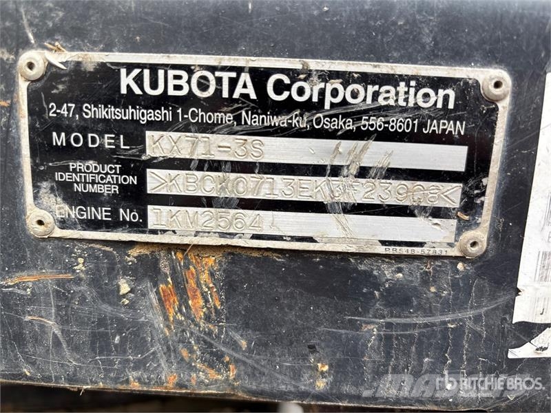 Kubota KX71-3S Minibagger < 7t