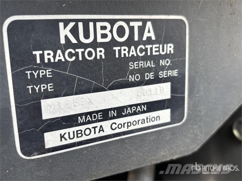 Kubota M126GX Traktorid