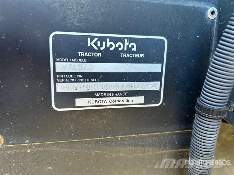 Kubota M7-152 Diesel 4WD Tractor Traktorok