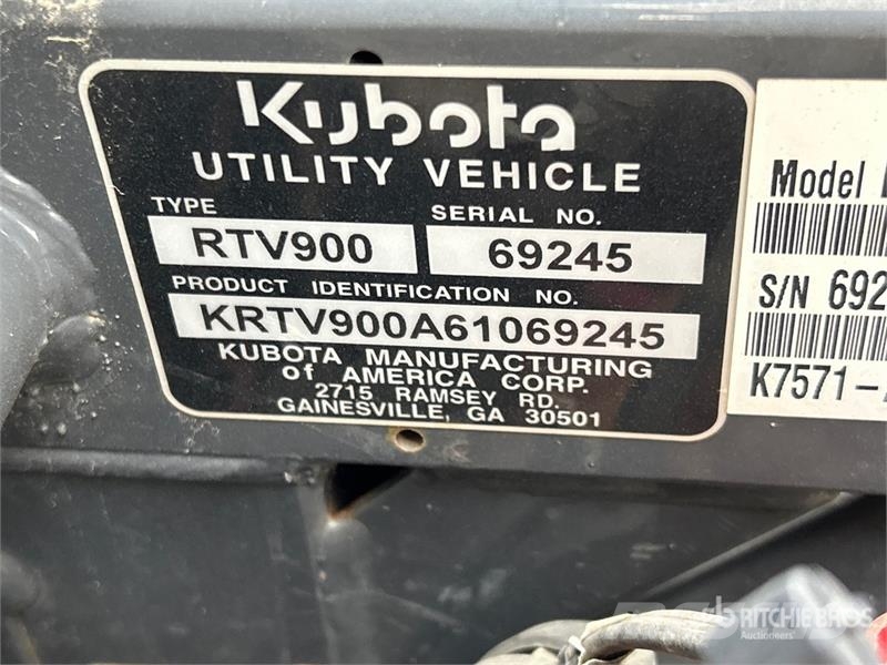 Kubota RTV900 ماكينات منفعة عامة