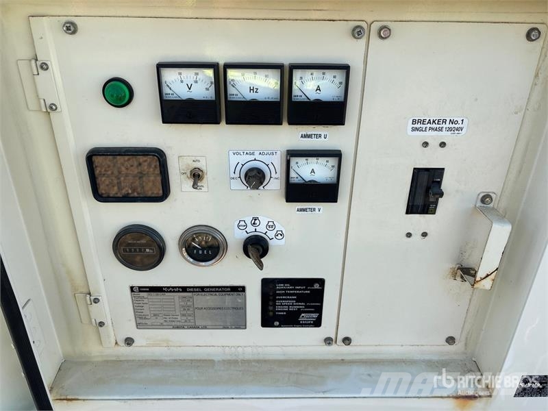 Kubota SQ1130 13.5 kW Skid-Mounted Generator Set Dizel Jeneratörler
