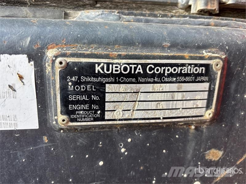 Kubota SVL75 Minilæsser - skridstyret
