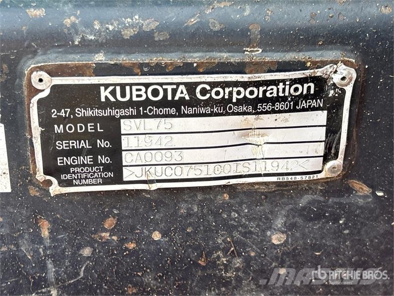 Kubota SVL75 Skid steer loaders