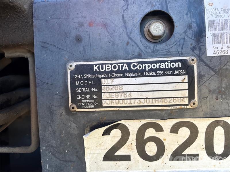 Kubota U17 Minibagger < 7t