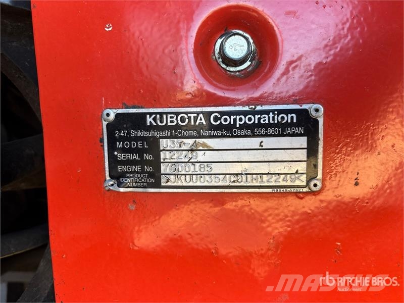 Kubota U35-4 Minibagger < 7t