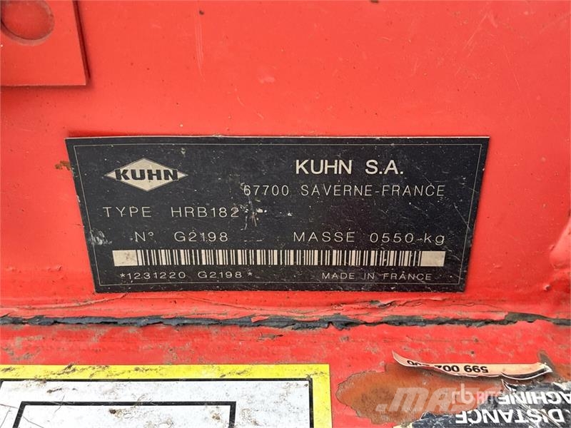 Kuhn HRB182 6 ft 3-Point Power Harrow パワーハローとロータリーハロー