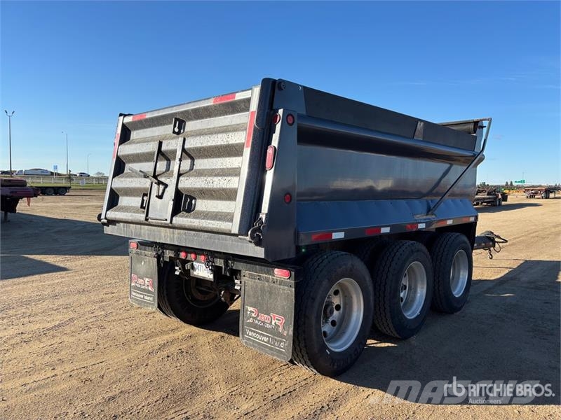  Langfab 16 ft Tri/A Pup Dump Trailer مقطورات قلابة