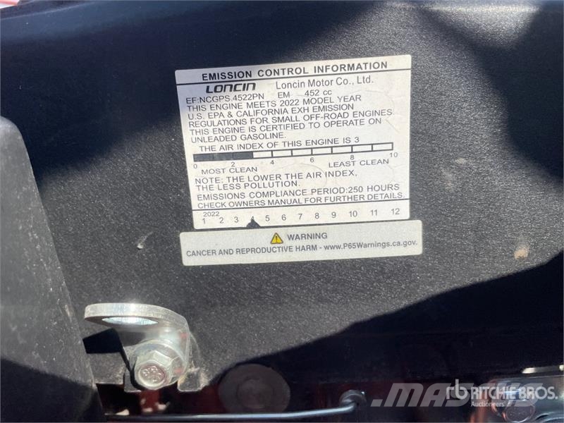 LANM LAM850 Remote Control Lawn Mower (Inoperable) ركوب الحشائش