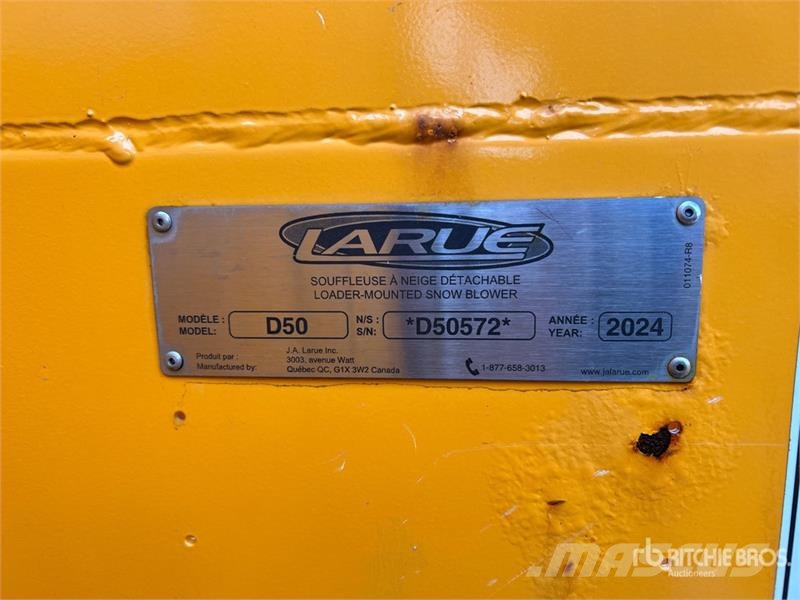 Larue D50 144 in Snow Blower - Fits Wheel Loader Lançadores de neve