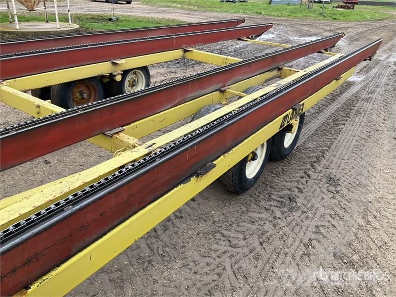 Laurier H-4250 Hydraulic 16 Bale Mover Savikrovės priekabos
