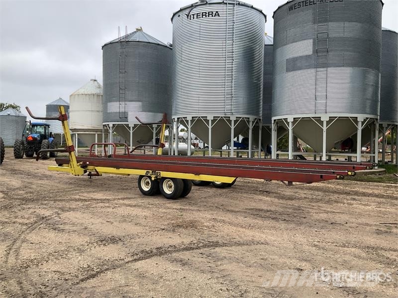 Laurier H-4250 Hydraulic 16 Bale Mover Savikrovės priekabos