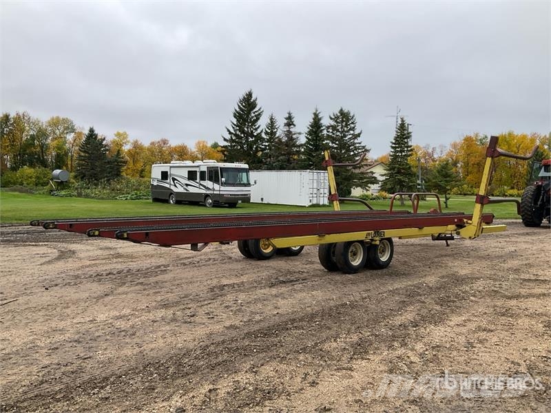 Laurier H-4250 Hydraulic 16 Bale Mover Savikrovės priekabos