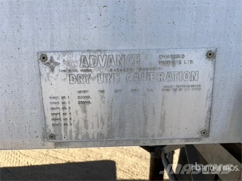  Lazer 46000 L Tri/A Tanker Trailer Prikolice cisterne