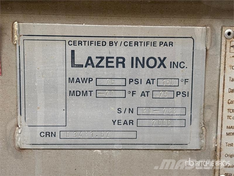  Lazer Inox 32000 L Quad/A Tanker Trailer مقطورات ذات صهاريج