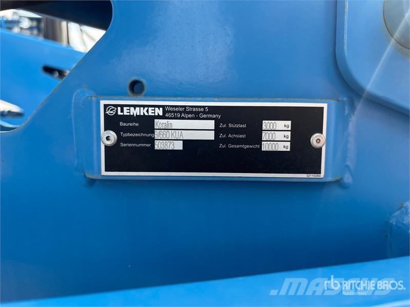 Lemken Koralin 9 22 ft 3-Point Cultivator Kultivátory