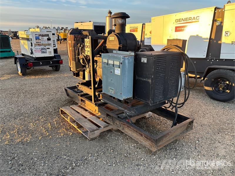 Leroy Somer 75 kW Skid-Mounted Diesel Generator Set مولدات ديزل