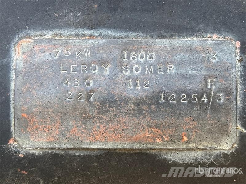 Leroy Somer 75 kW Skid-Mounted Diesel Generator Set مولدات ديزل