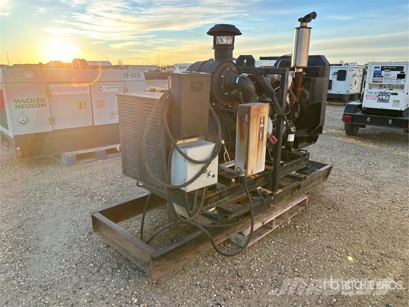 Leroy Somer 75 kW Skid-Mounted Diesel Generator Set مولدات ديزل