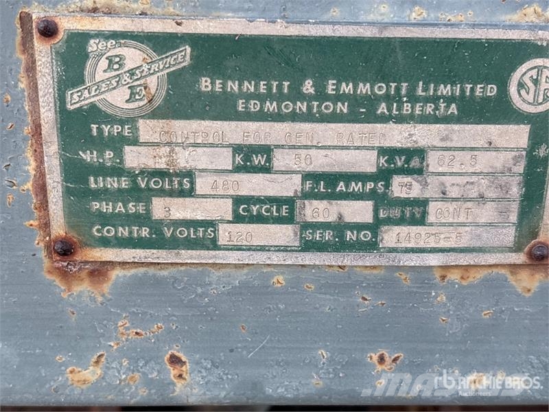 Leroy Somer 75 kW Skid-Mounted Diesel Generator Set مولدات ديزل
