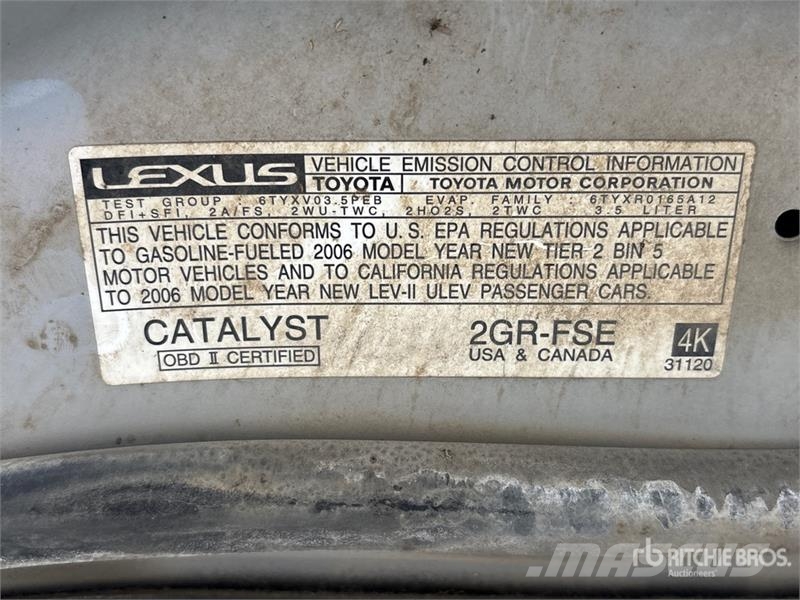 Lexus IS 350 Automobile Auto's