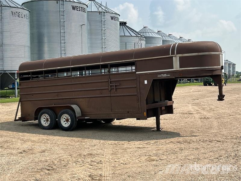 Lift-Off 16 ft T/A Gooseneck Livestock Trailer 動物運輸拖車