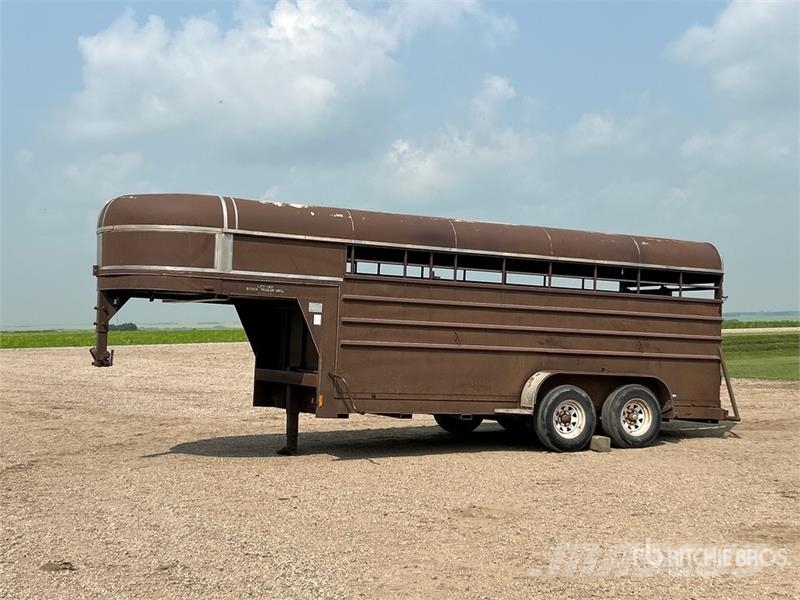 Lift-Off 16 ft T/A Gooseneck Livestock Trailer 動物運輸拖車