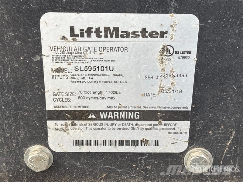 Liftmaster Gate opener Andre komponenter