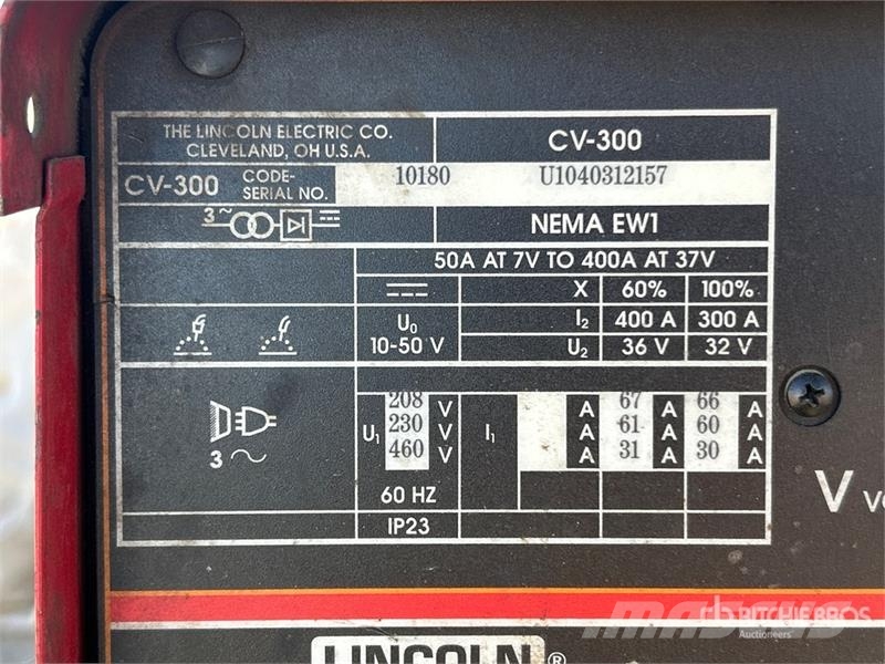 Lincoln CV300 300 A MIG Electric Welder ماكينات لحام