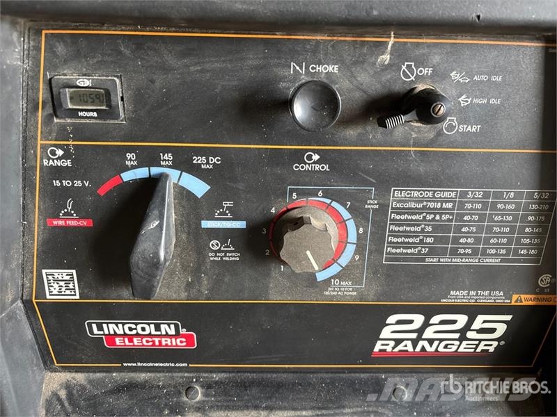 Lincoln Electric Electric Ranger 225 225 A Skid-Mounted Mu Soldadoras