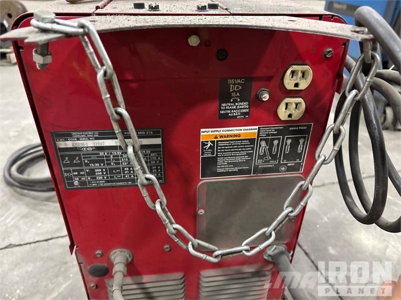 Lincoln Power Mig 215 Mobile MIG Electric Welder Заваряващи машини