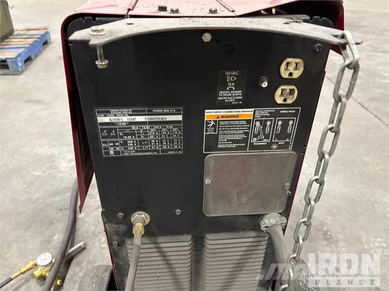 Lincoln Power Mig 215 Mobile MIG Electric Welder Заваряващи машини