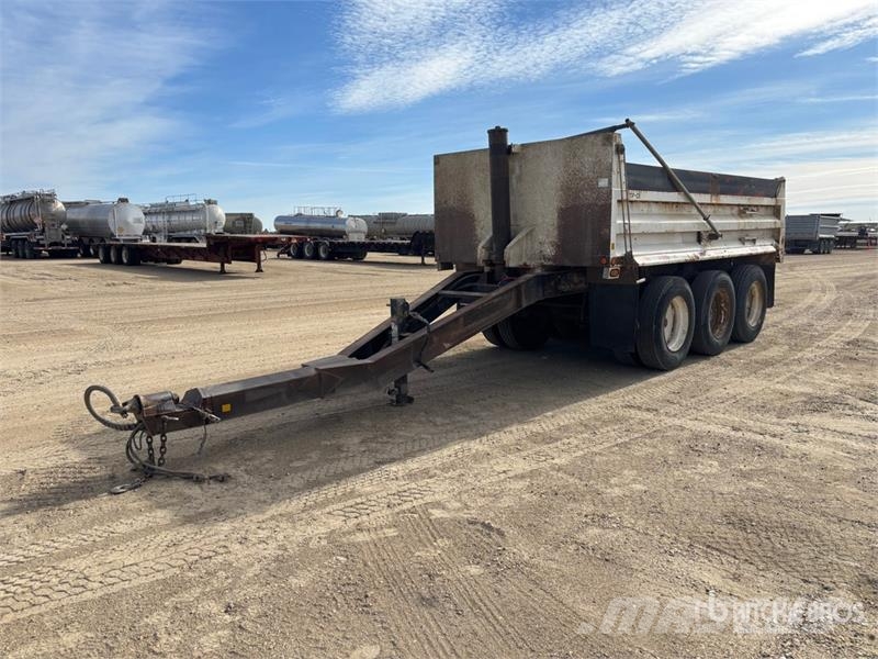  Load Line Line GRPP17 17 ft Tri/A Pup Dump Trailer مقطورات قلابة