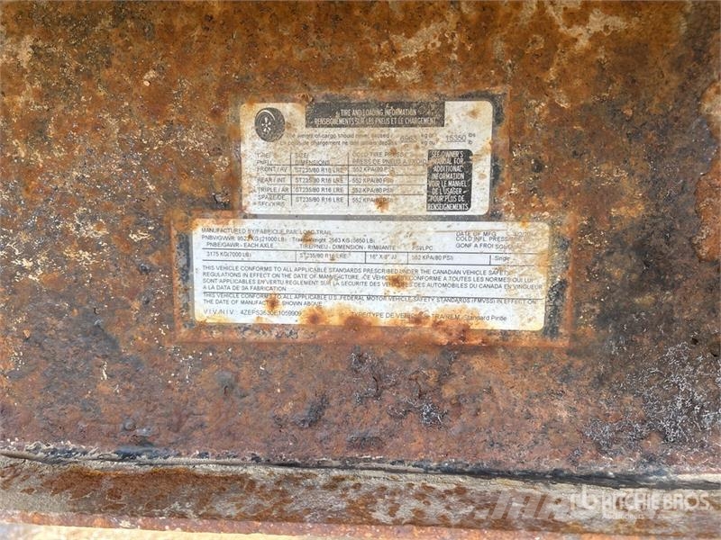Load Trail 25 ft Tri/A Equipment Trailer Biltransporter henger