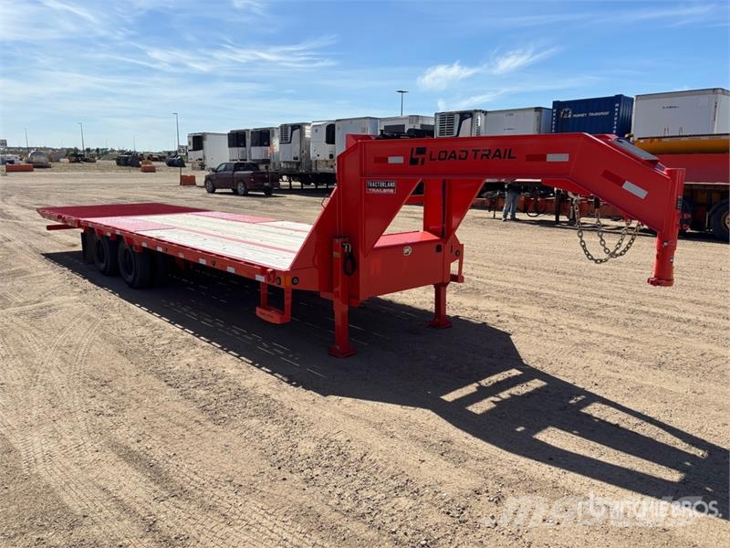 Load Trail GL302 30 ft T/A Gooseneck Hydraulic Tail Trailer ( لوادر منخفضة