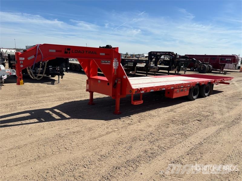 Load Trail GL302 30 ft T/A Gooseneck Hydraulic Tail Trailer ( لوادر منخفضة