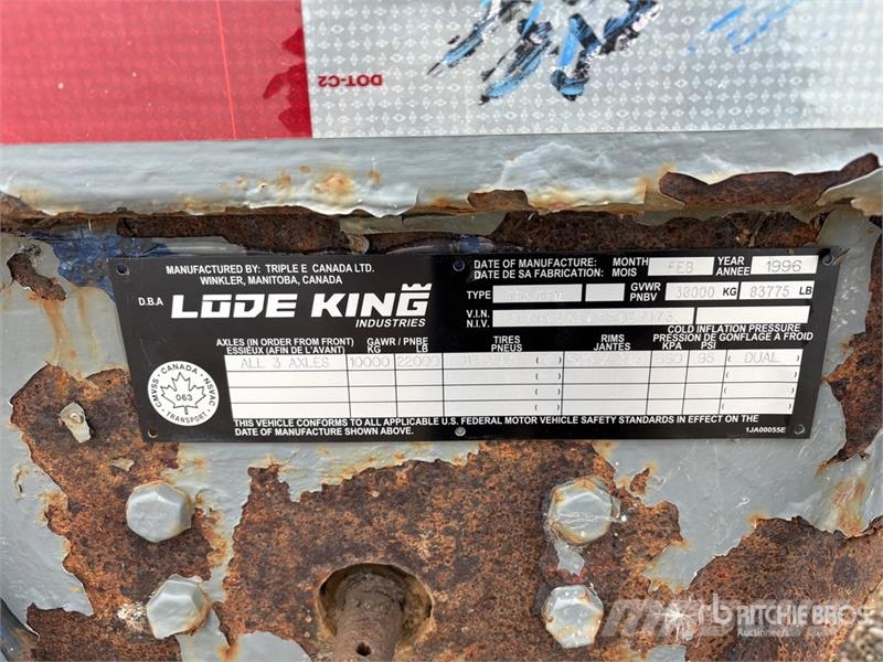 Lode King 28 ft Super B-Train Lead Grain Trailer Prikolice za žito
