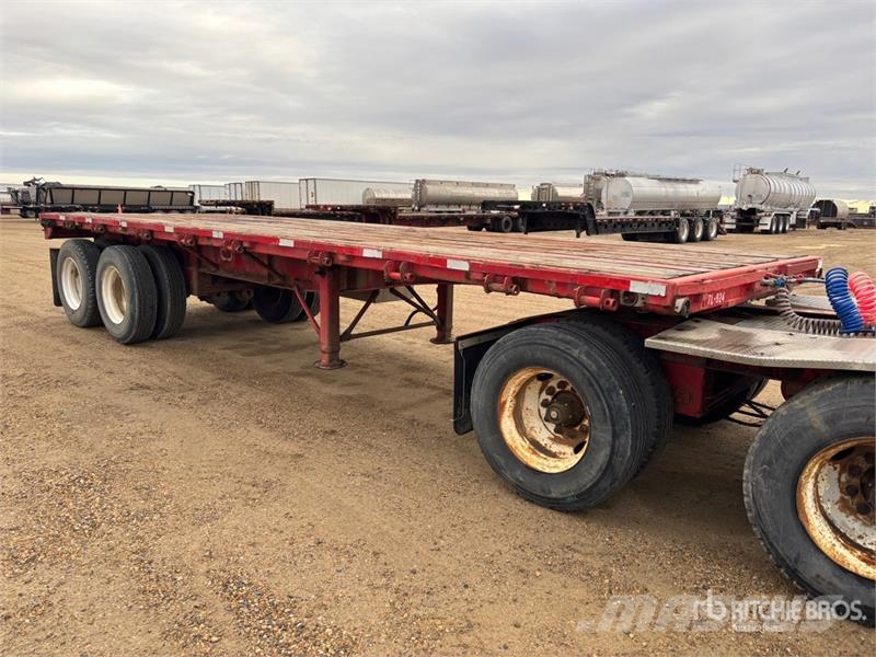 Lode King 28 ft Super B-Train Pup Flatbed Trailer Lavaperävaunut