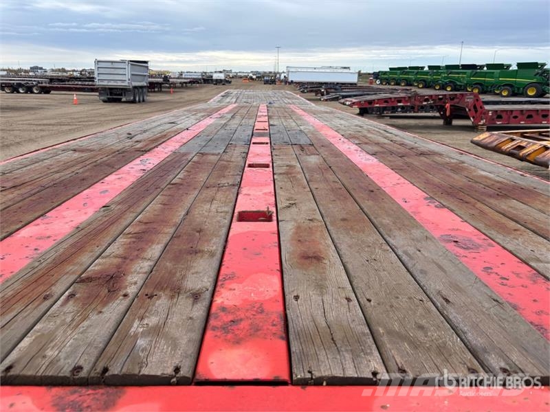 Lode King 28 ft Super B-Train Pup Flatbed Trailer Lavaperävaunut