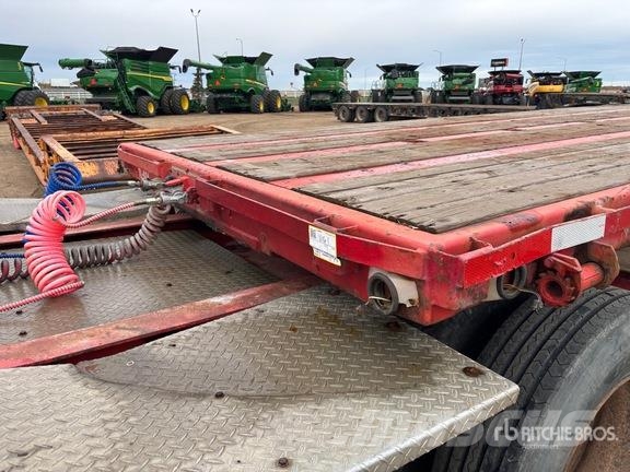 Lode King 28 ft Super B-Train Pup Flatbed Trailer Lavaperävaunut