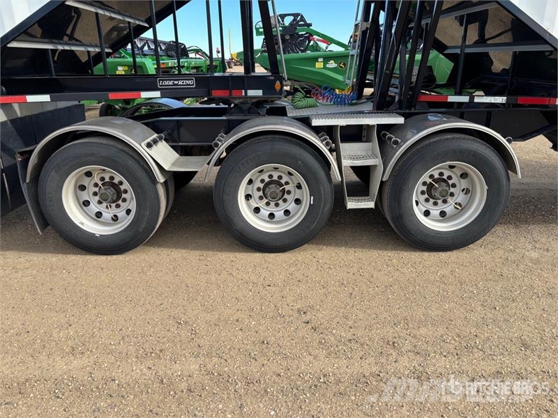 Lode King 28 ft Super B-Train Lead Belly Grain Trailer Remorci pentru cereale / siloz
