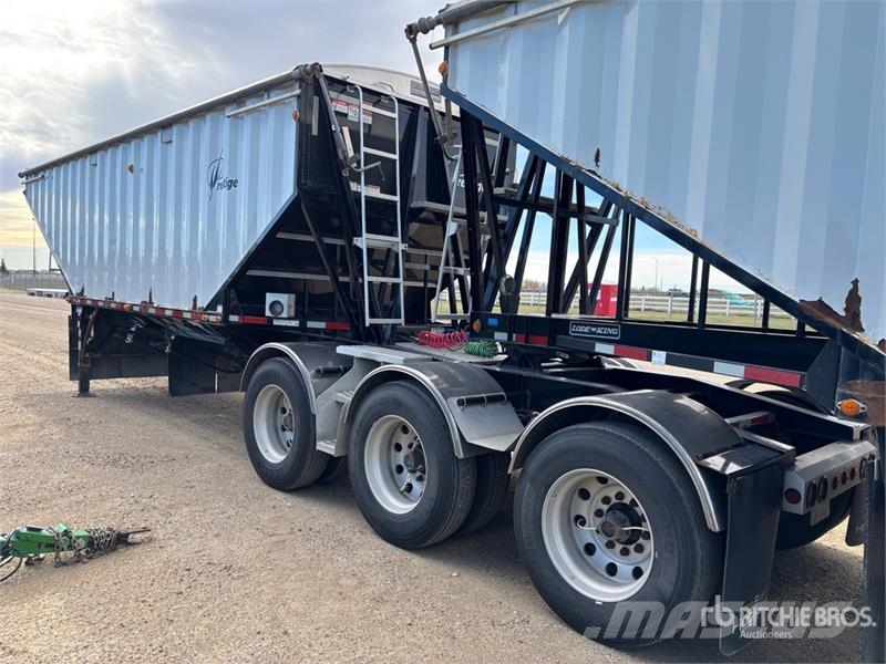 Lode King 28 ft Super B-Train Lead Belly Grain Trailer Remorci pentru cereale / siloz
