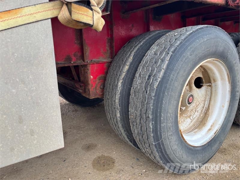 Lode King 28 ft Super B-Train Pup Flatbed Trailer Lavaperävaunut