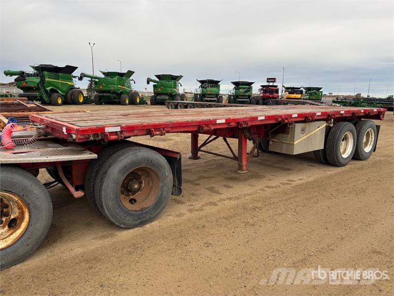 Lode King 28 ft Super B-Train Pup Flatbed Trailer Lavaperävaunut