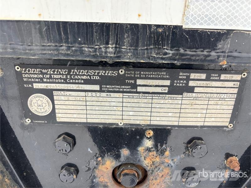 Lode King 28 ft Super B-Train Lead Grain Trailer Ρυμούλκες σπόρων